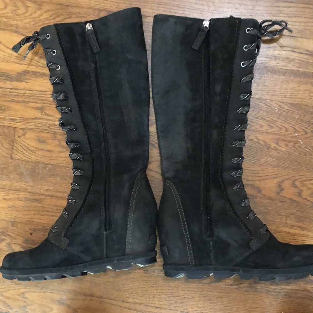 Sorrel Joan of Arc Waterproof Lace/Zip Boot SiZ 11